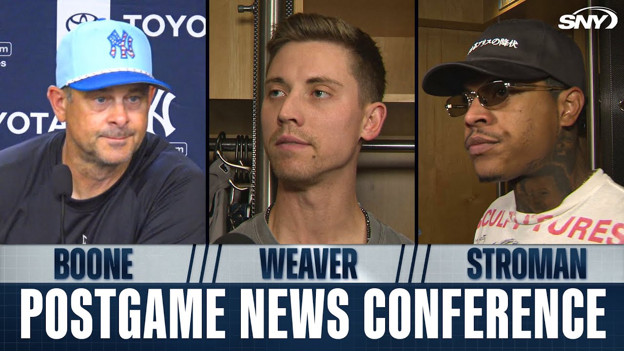 Aaron Boone, Luke Weaver and Marcus Stroman on what went wrong for Yankees against Mets