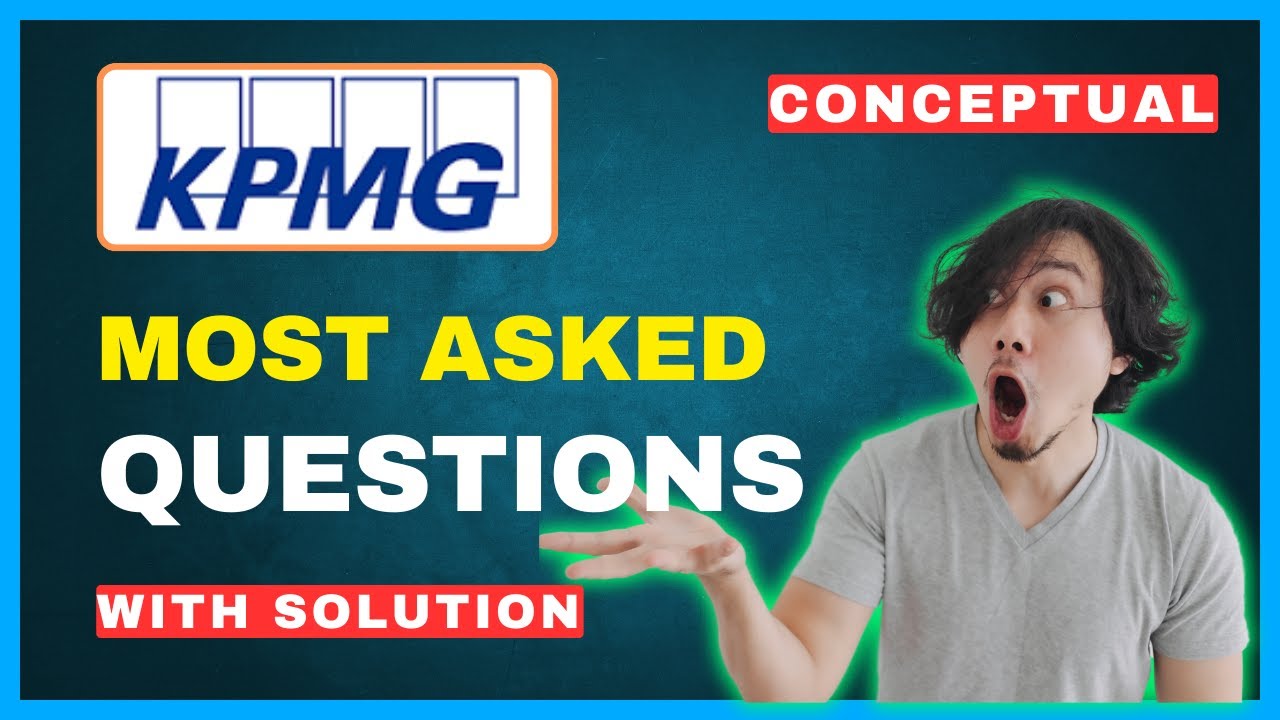 KPMG online assessment test | Questions and Answers 2024 | UBK Anna
