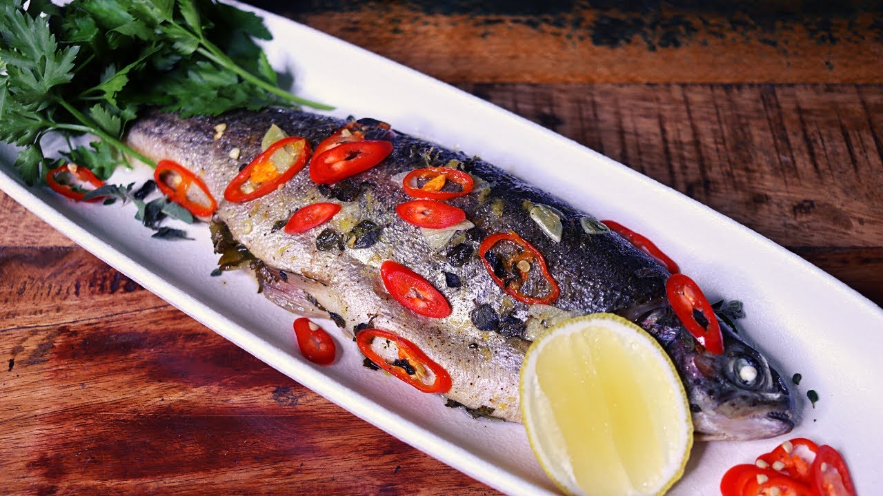 Whole Steamed Fish | Trout en Papillote | Easy 'How To' Recipe
