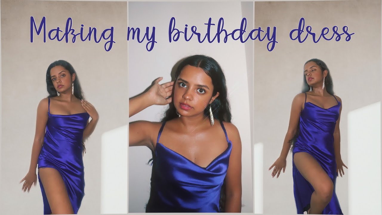MAKE MY BIRTHDAY DRESS WITH ME♡ | ( tutorial )