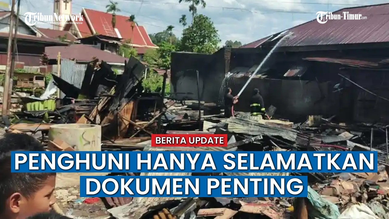 Sijago Merah Ratakan Kontrakan, Korban Hanya Bisa Selamatkan Dokumen Penting