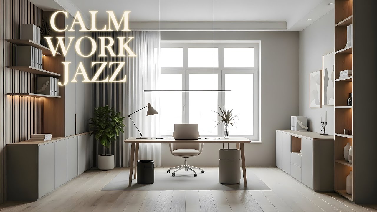 Quiet Jazz Background for Deep Work | 1 Hour