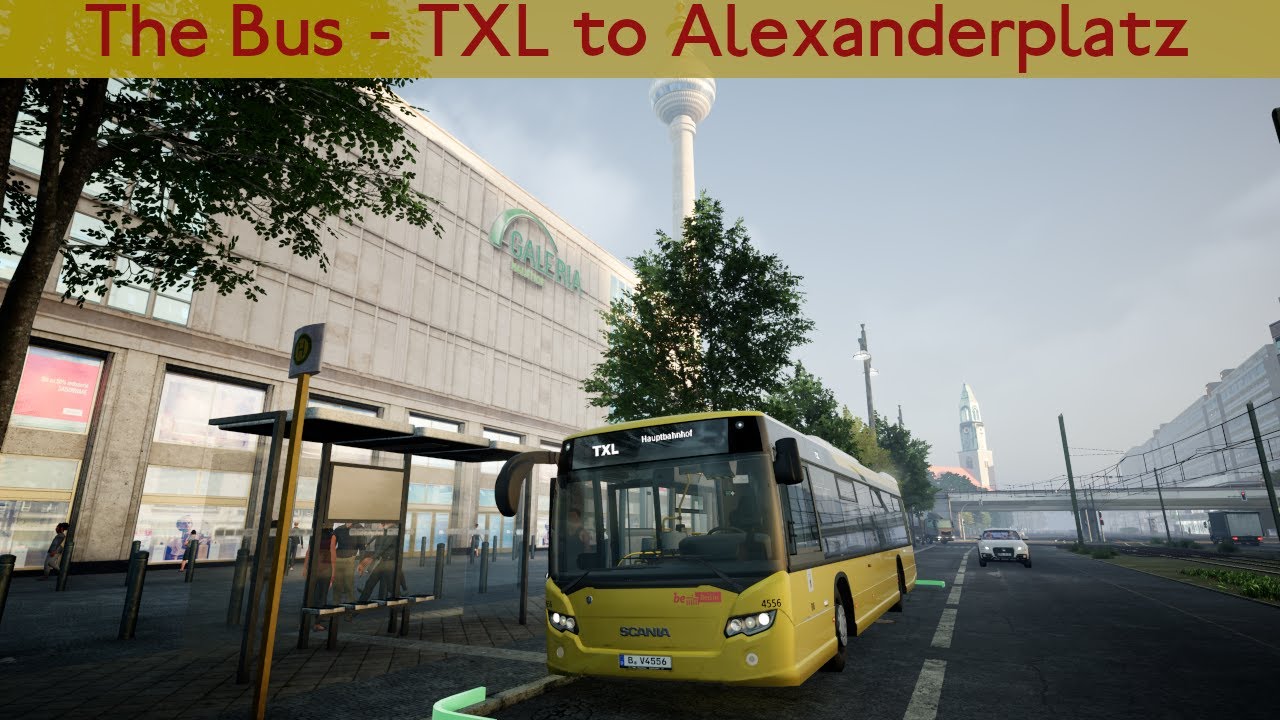 The Bus (EA), Berlin, TXL Tegel to Alexanderplatz