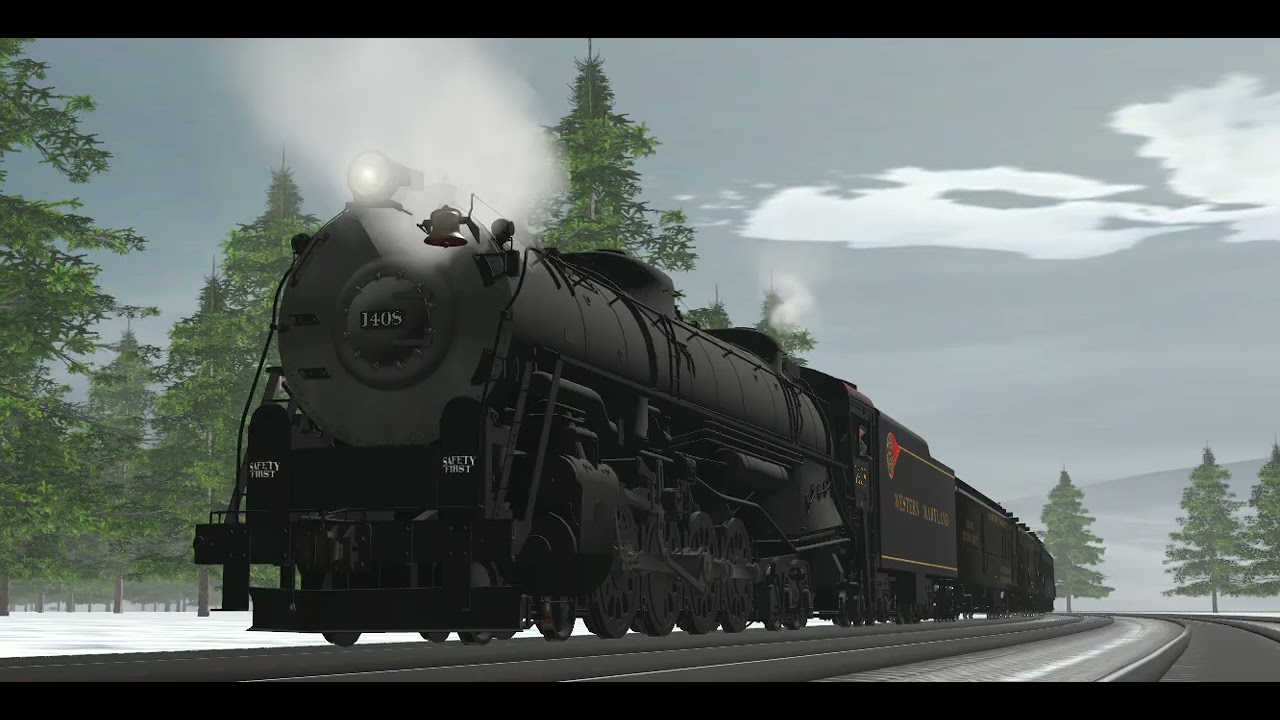 Western Maryland Railroad J-1 Potomac #1411 Hancock 3 Chime Whistle (3-Part) Demonstration