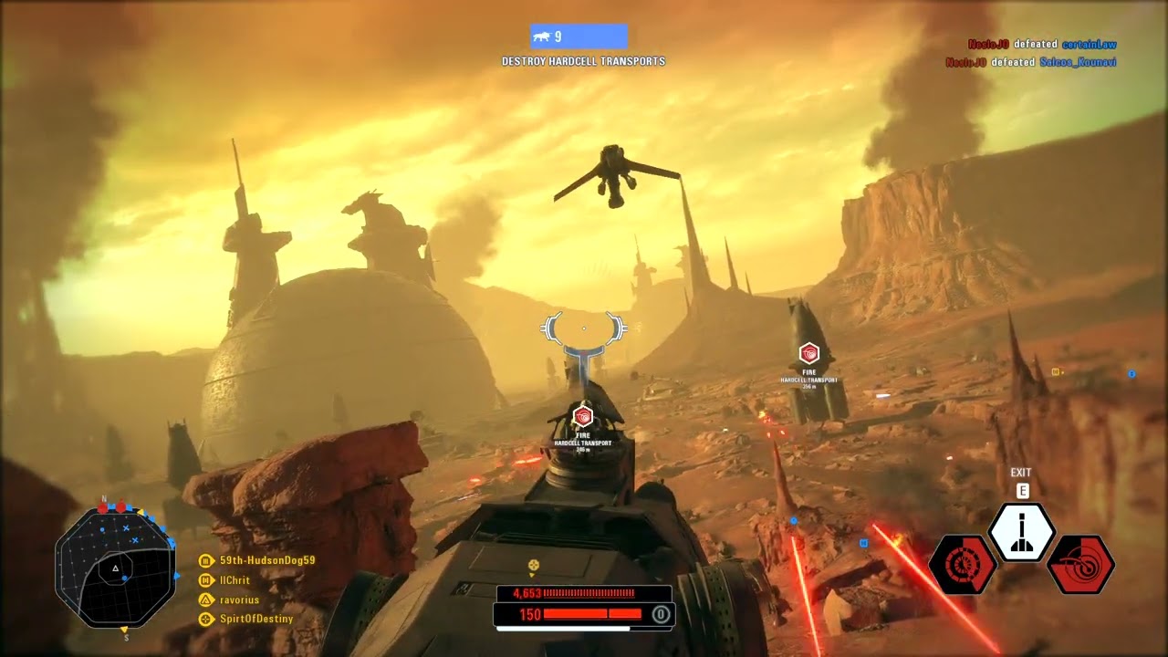 AT-TE on Geonosis Gameplay || Battefront 2