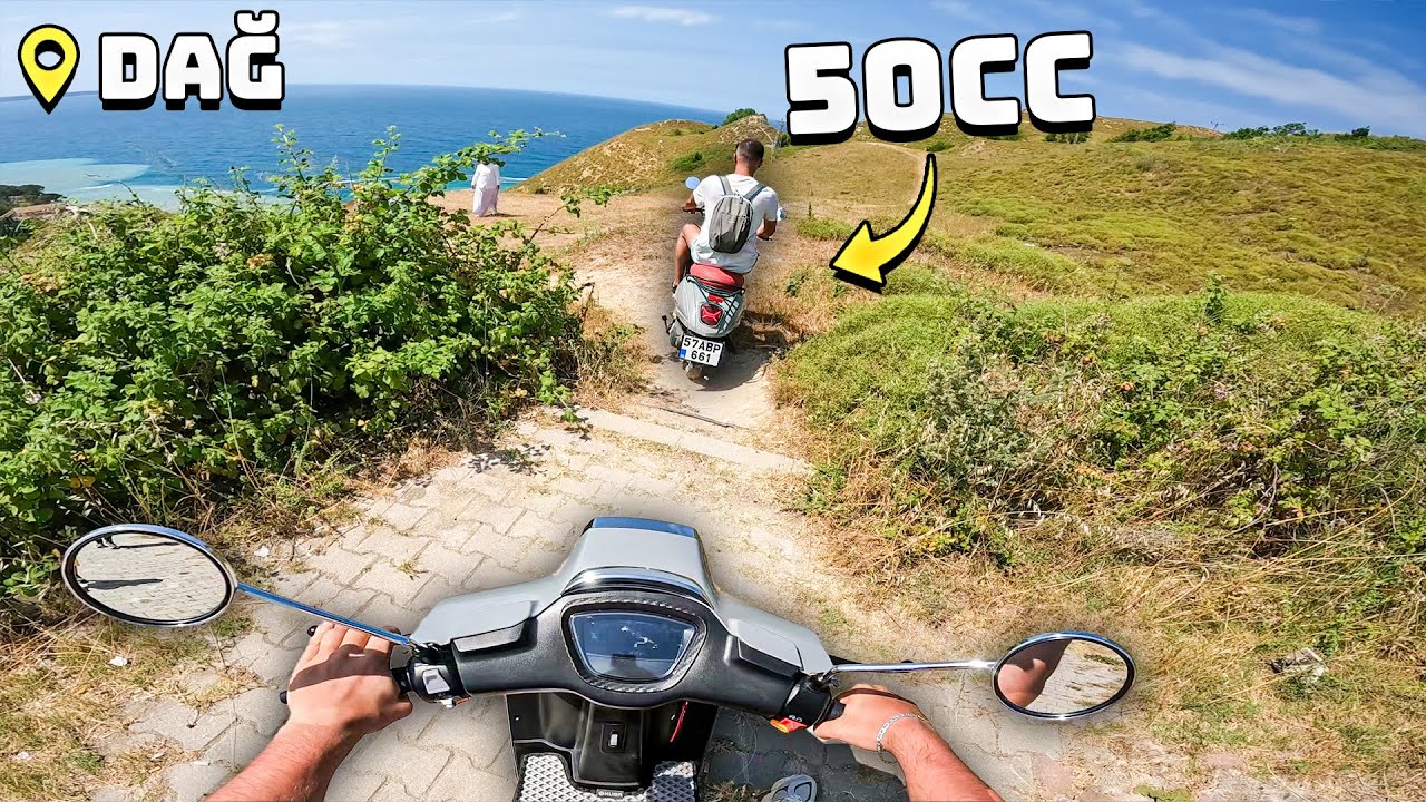 50CC MOTOR İLE ÖLÜM RAMPALARINA TIRMANIP MAĞARAYA GİRDİK 😮 SİNOP ŞAHİN TEPESİ VLOG | KUBA BLUEBIRD