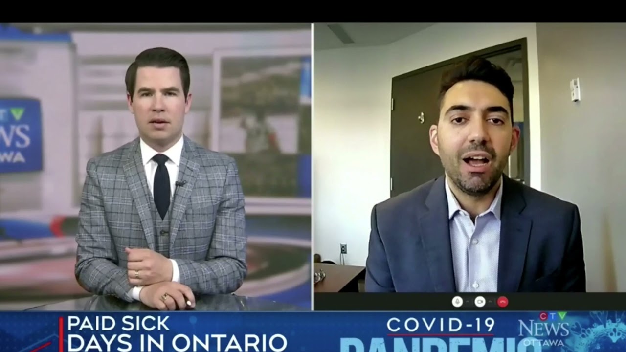 Alex Lucifero on CTV News, Ontario Paid Sick Days