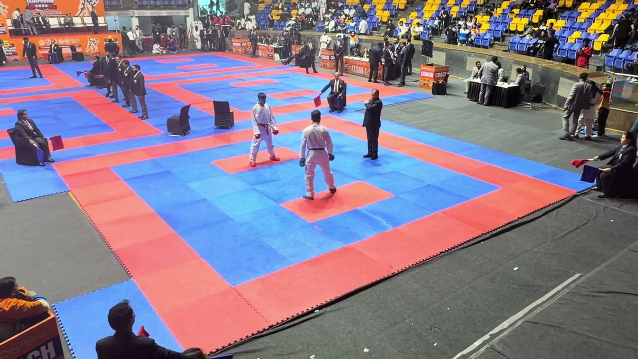 As Referee in Vth #KIO #National_karate_championship #delhi #karate #karatelife 