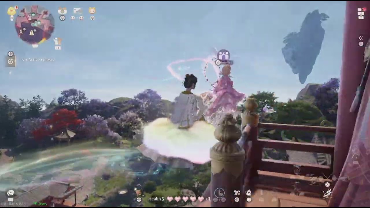 Infinity Nikki_playing with my dear friend lily in Wanxiang Realm