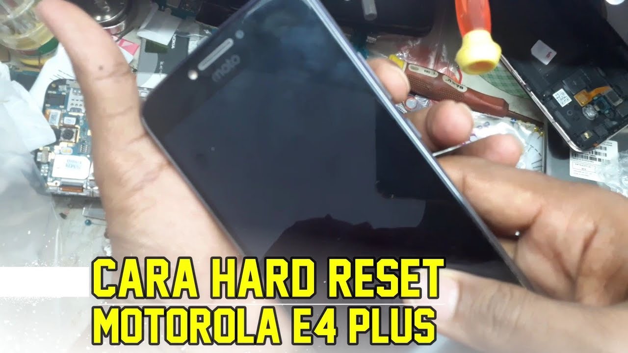 CUMA 5 MENIT HARD RESET MOTOROLA E4 PLUS TESTED 1000%