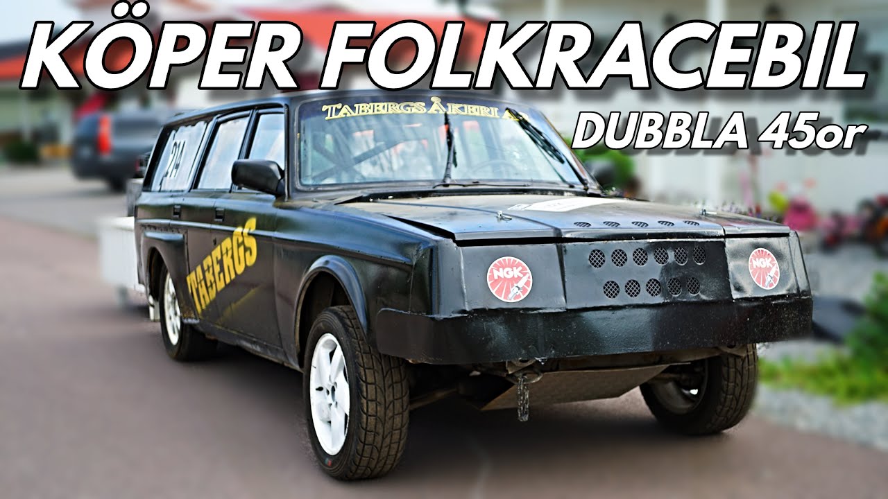 KÖPER JÄKLIGT POTENT FOLKRACE VOLVO 245 MED FÖRGASARE - [VLOGG #516]
