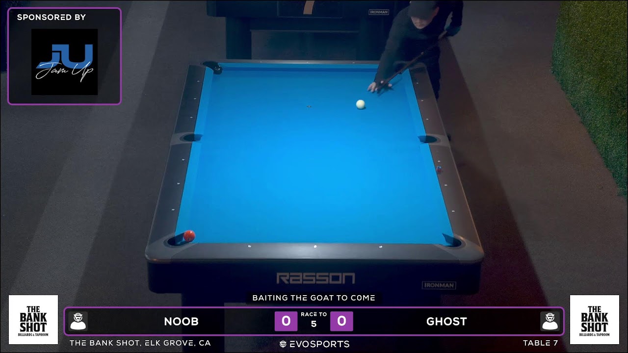 NOOB vs GHOST - THE BANK SHOT - TABLE 7 | EvoSports