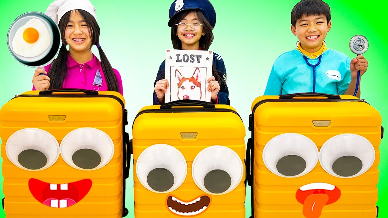 Little Heroes Pretend Play as Different Professions to Save the Day with Jannie and Friends