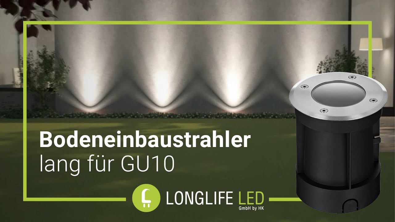 LED Bodeneinbaustrahler Lang | Montagevideo - Anleitung Deutsch
