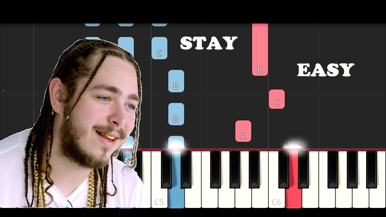 Post Malone - Stay (EASY Piano Tutorial)