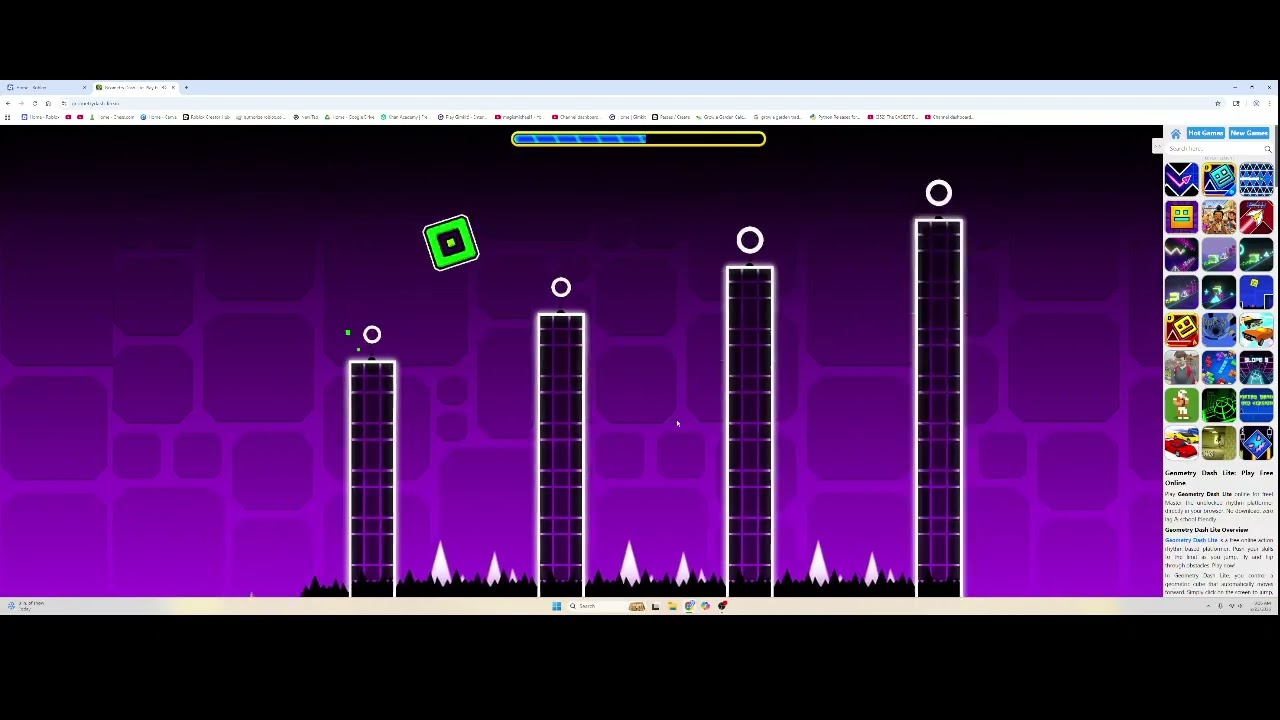 I beat geomtry dash again