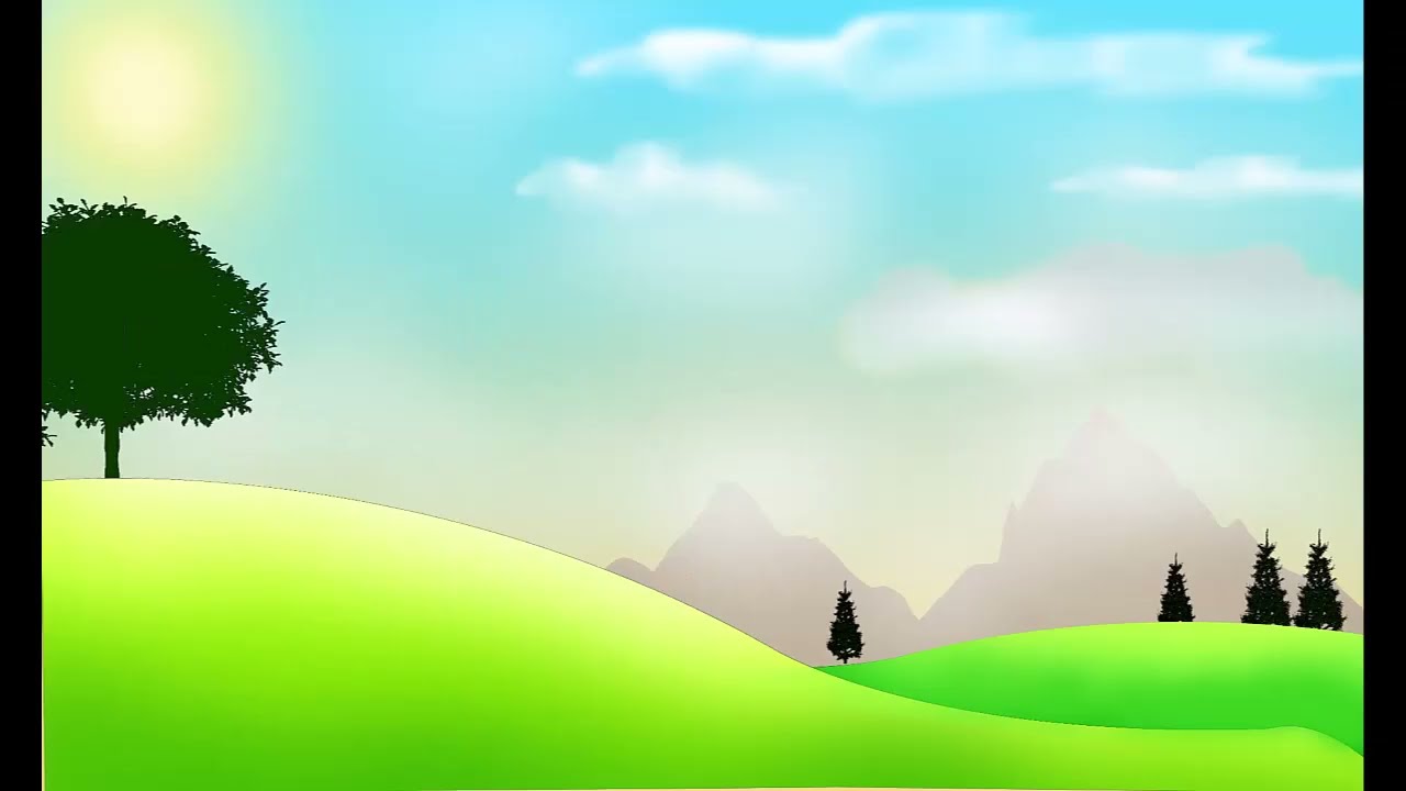 Basic landscape drawing How to draw Easy Landscape on Photoshop