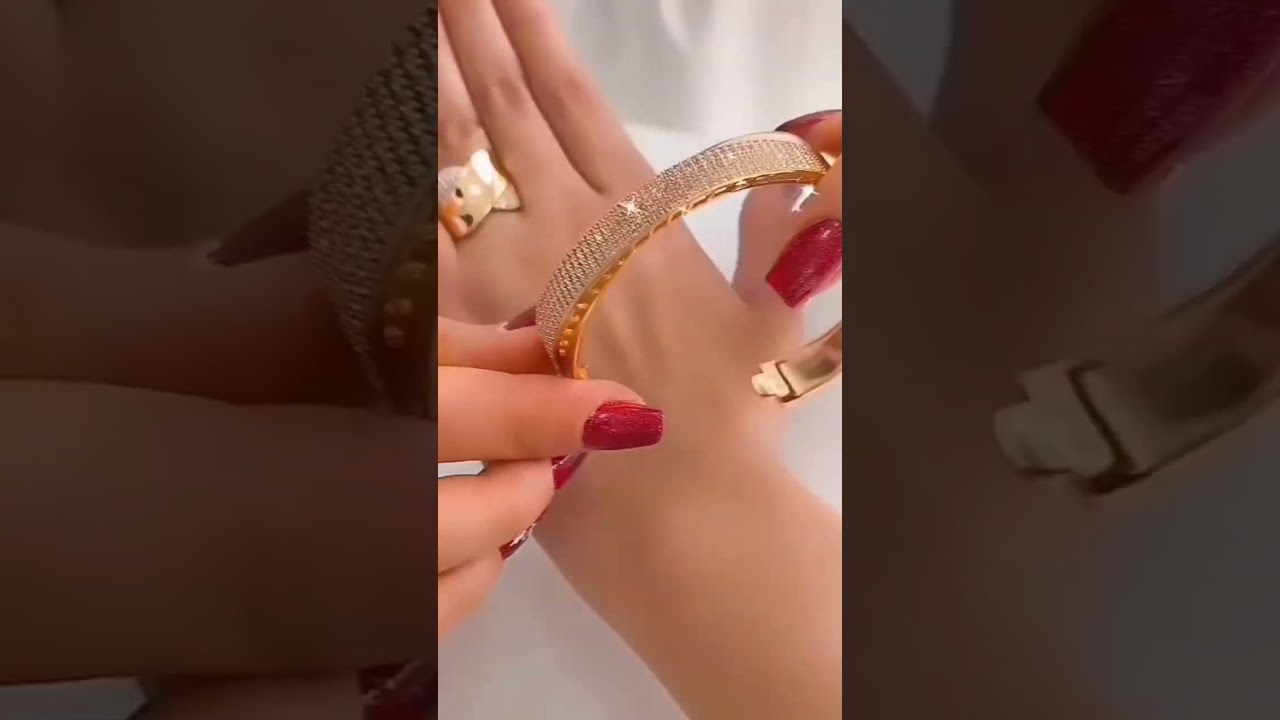 👑 Most Viral Gold Ring with Matching Bracelet Set #arabic #gold #jewellery #shortsfeed #tiktok