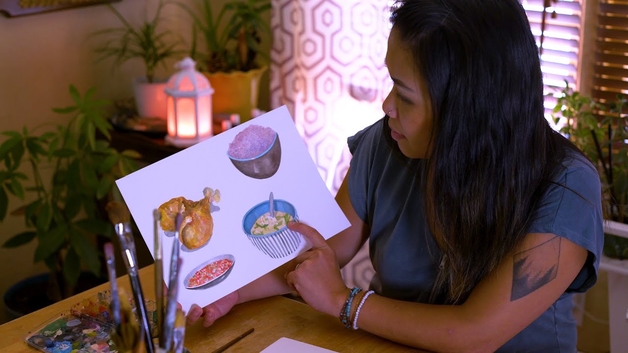 Hmong Illustrator Xee Reiter Sketches the Stories of Food