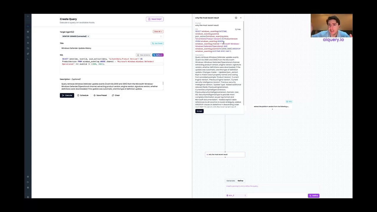 aiquery.io – Enrich Context with Curl #ai #osquery #cybersecurity