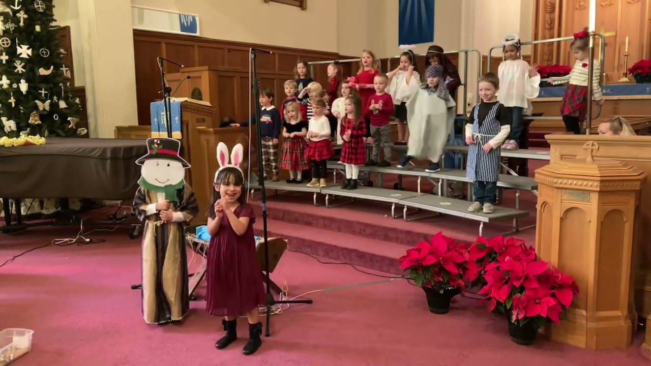 Preschool Christmas program, Friday, December, 16 2022