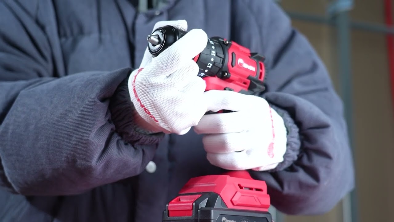 ENON XE-BL2010 13mm 0–1450rpm 20W Cordless Impact Drill Kit with 20V 1.5Ah Li-ion Batteries