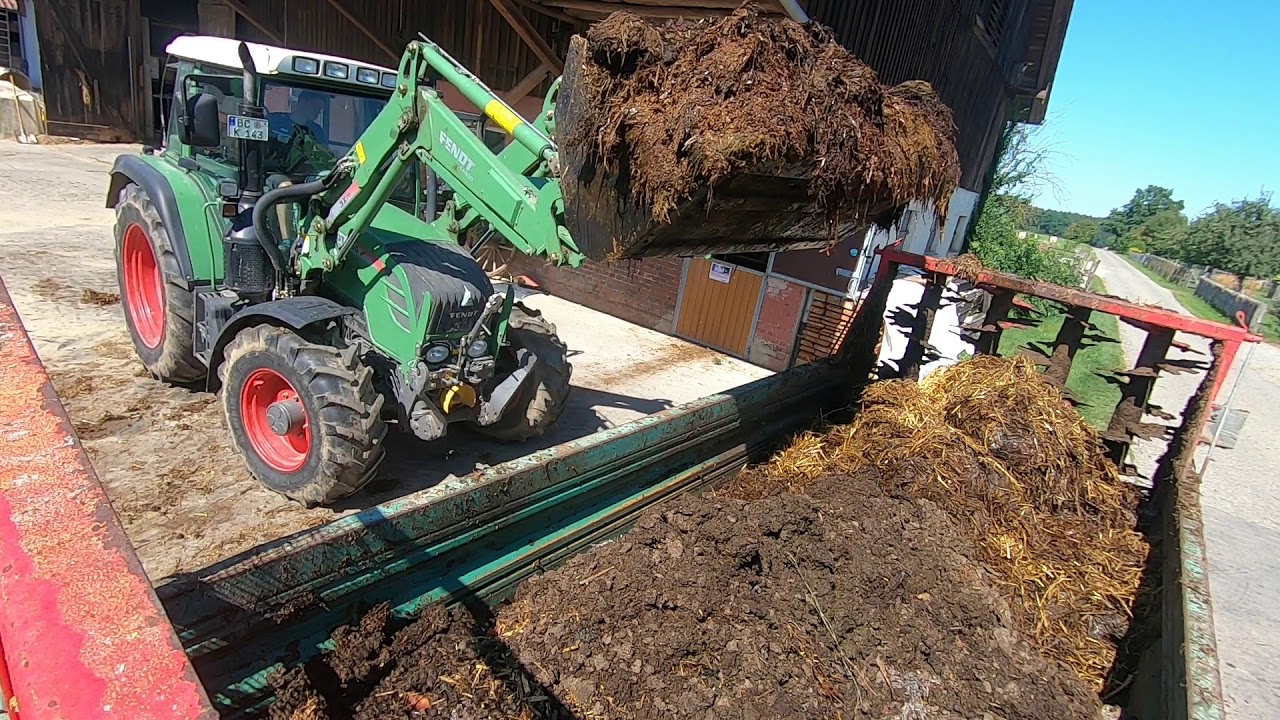 Der Mist muss weg | Mist ausbringen mit dem Case IH 856 XL | Fendt 310 Vario SCR