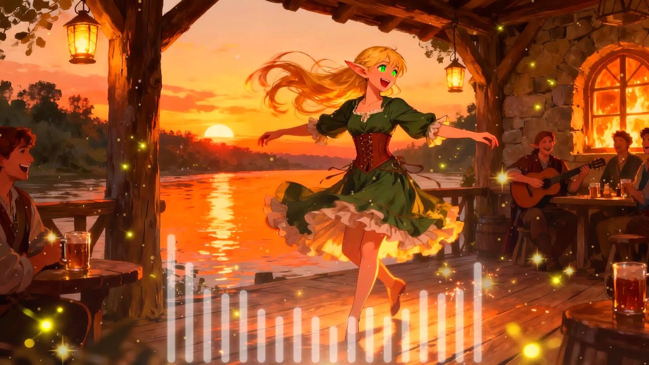 FANTASY MEDIEVAL TAVERN • Medieval Celtic Ambience for Study Sessions • Medieval Tavern Fantasy