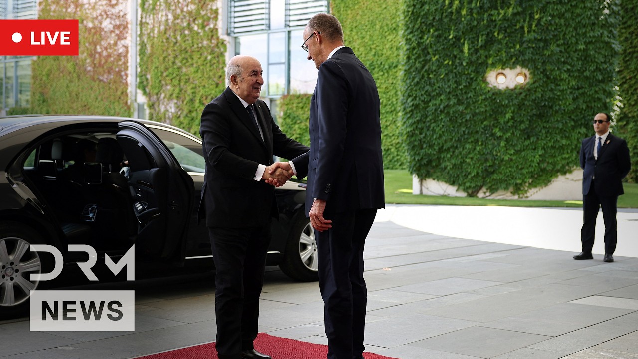 LIVE: German Chancellor Merz and Algerian President Abdelmadjid Tebboune Speak in Berlin | AC1G