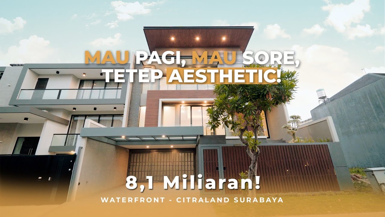 Kok Bisa se Aesthetic Gini? Basement Super Fungsional Serta Inner Courtyard! | Citraland Waterfront