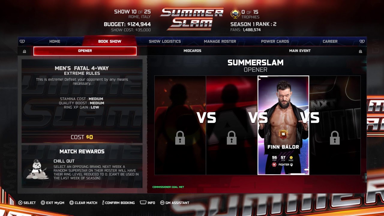 WWE 2K25, My GM