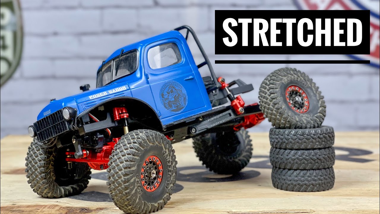 FCX24 Power Wagon UPGRADES  - Stretched Rear Links - Best Possible Mod??