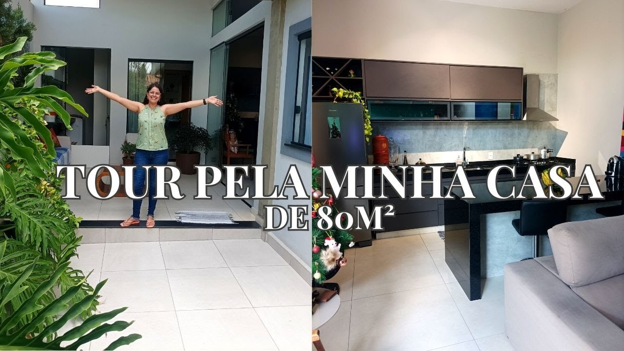 TOUR completo pela minha casa de 80m² mostramos tudo.