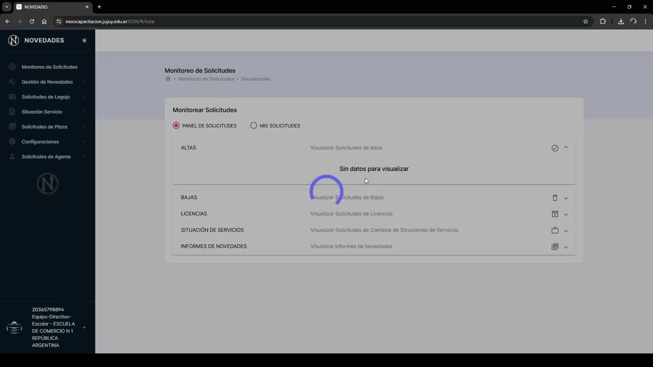 NOVEDADES - INTRODUCCION PERFILES Y MONITOREO