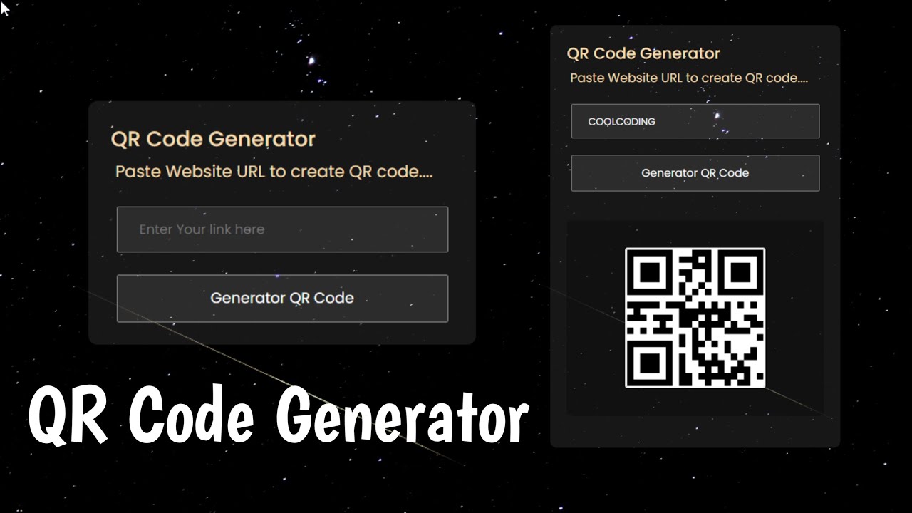 Build Your Own QR Code Generator from Scratch | HTML, CSS, & JavaScript Tutorial