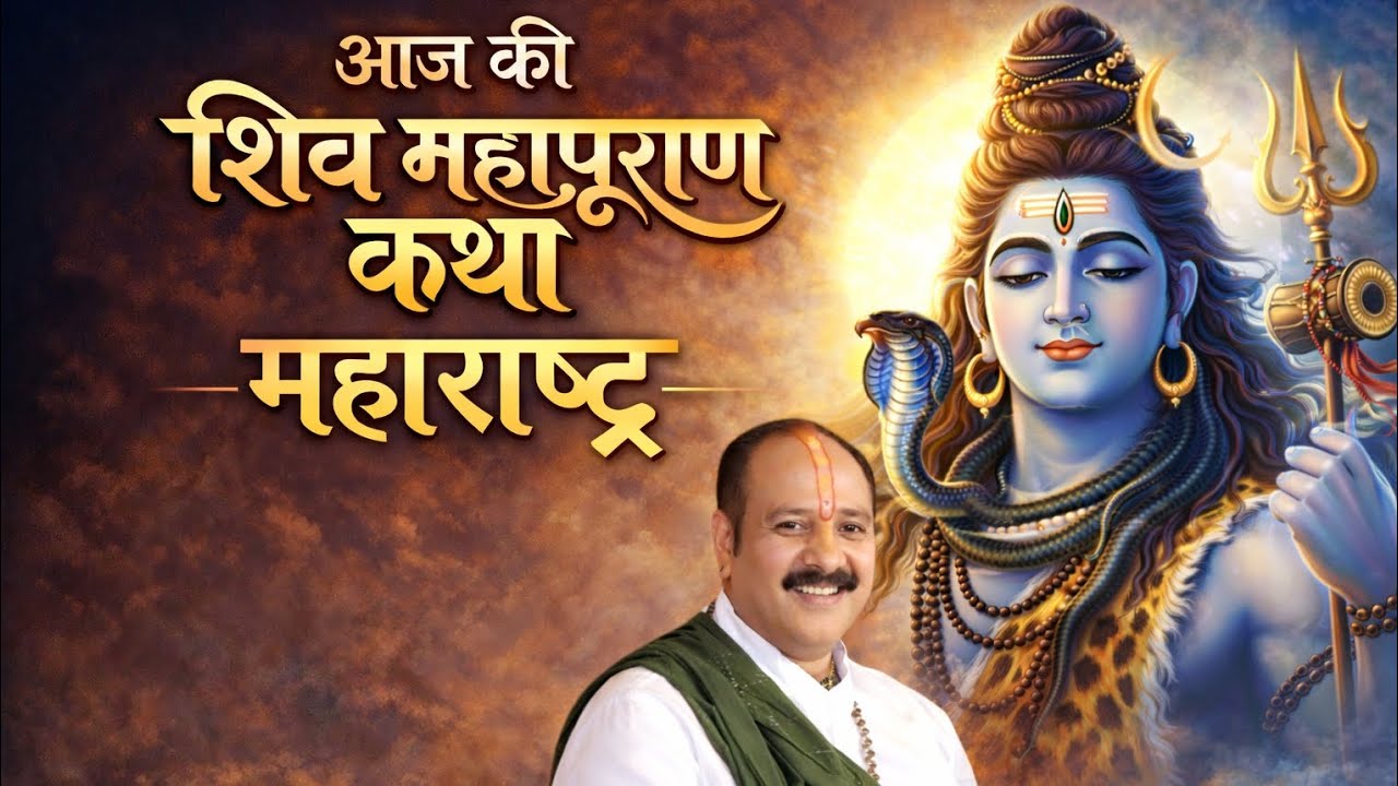 🔴 Live आज की शिव महापुराण कथा | पंडित प्रदीप मिश्रा | महाराष्ट्र