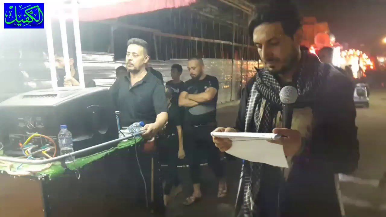 موكب قسم الكفيل ملا منار الصقري وملا علي الشرقي