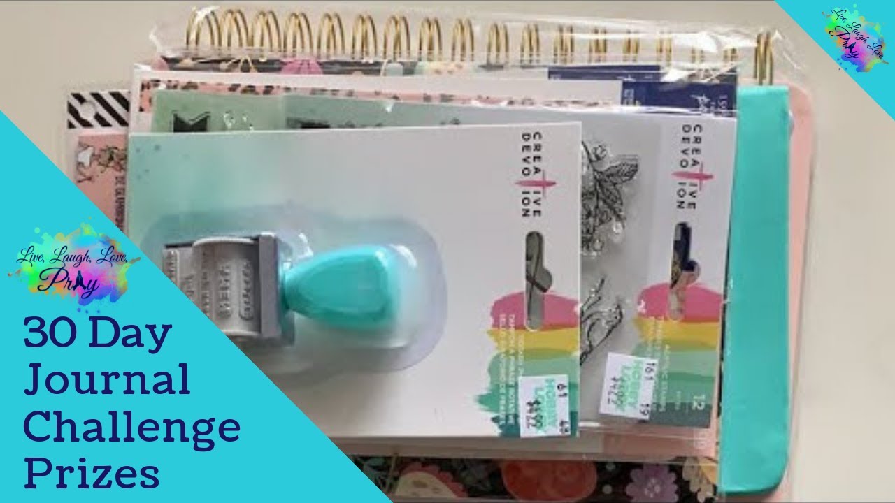 30 Day Journal Challenge Prizes