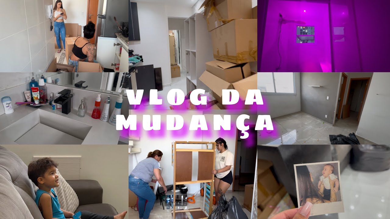 VLOG DA MUDANÇA | empacotando as coisas, muita bagunça, organização e móveis novossss 🥹♥️