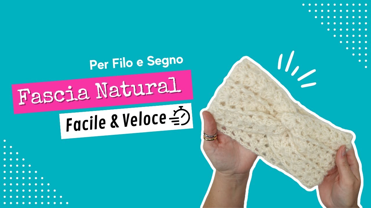 Fascia per capelli Natural  super calda e morbida