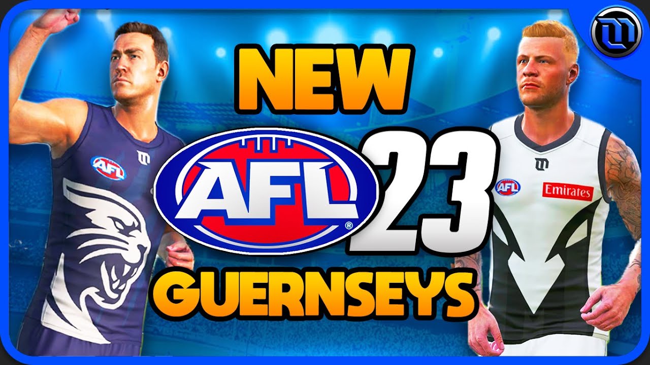 You Won't Believe the Guernseys I Created in AFL 23 !