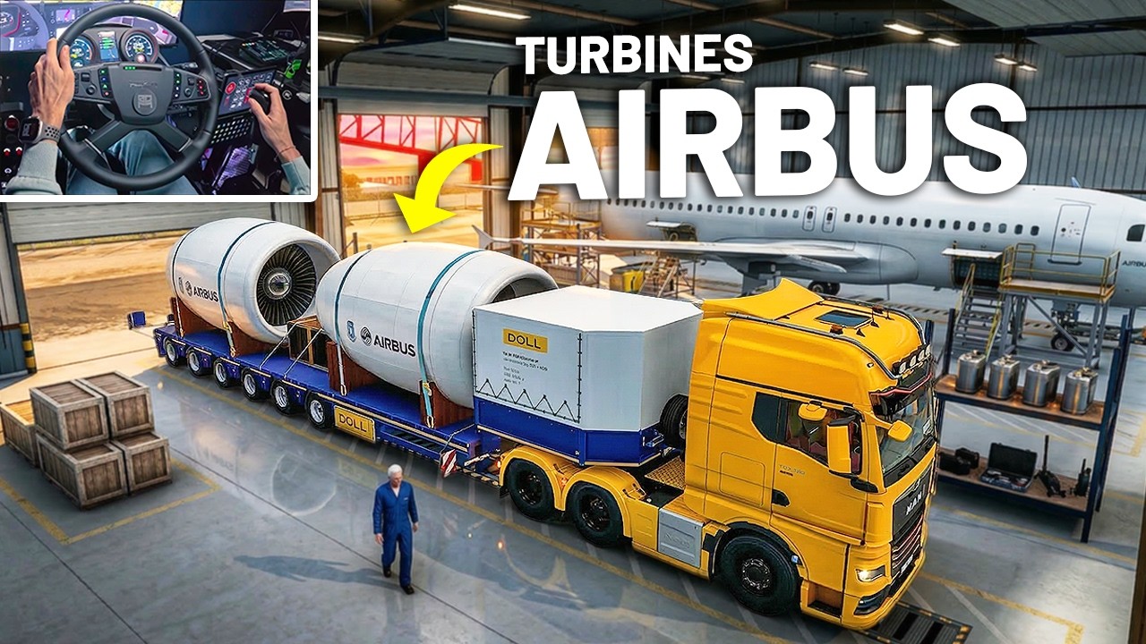 🚚 AIRBUS M'A COMMANDÉ DES TURBINES (ETS2/Euro Truck Simulator 2)