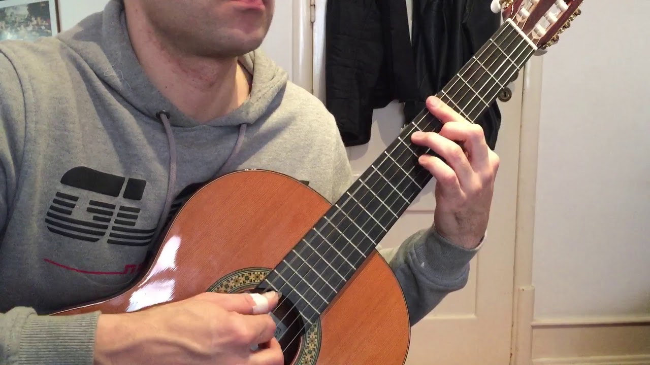 Base simples de fado com acordes de Barra