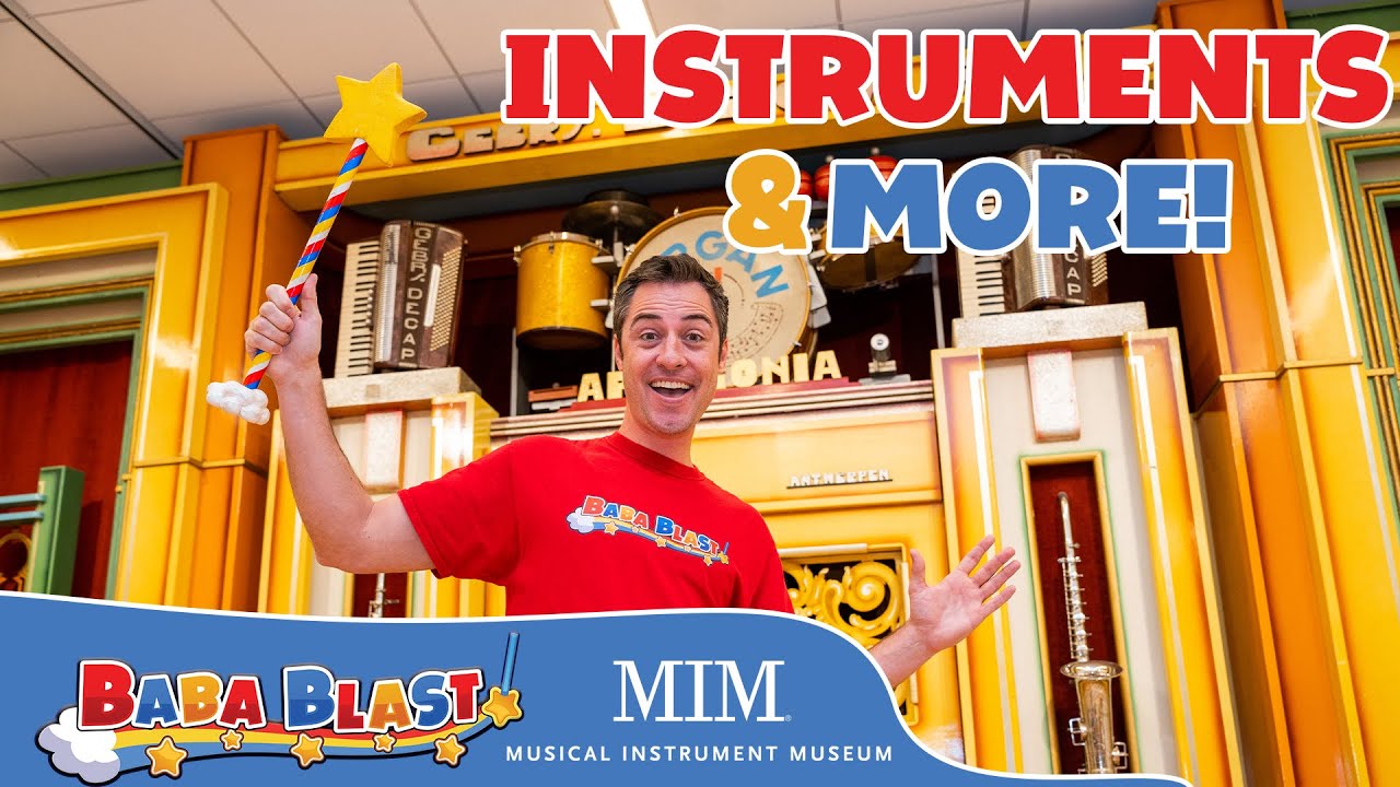 Baba Blast Visits the Musical Instrument Museum! | Educational Videos for Kids