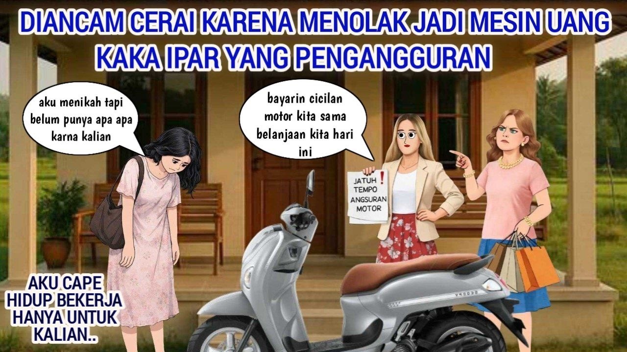 DIANCAM CERAI KARENA MENOLAK JADI MESIN UANG KAKAK IPAR YANG PENGANGGURAN