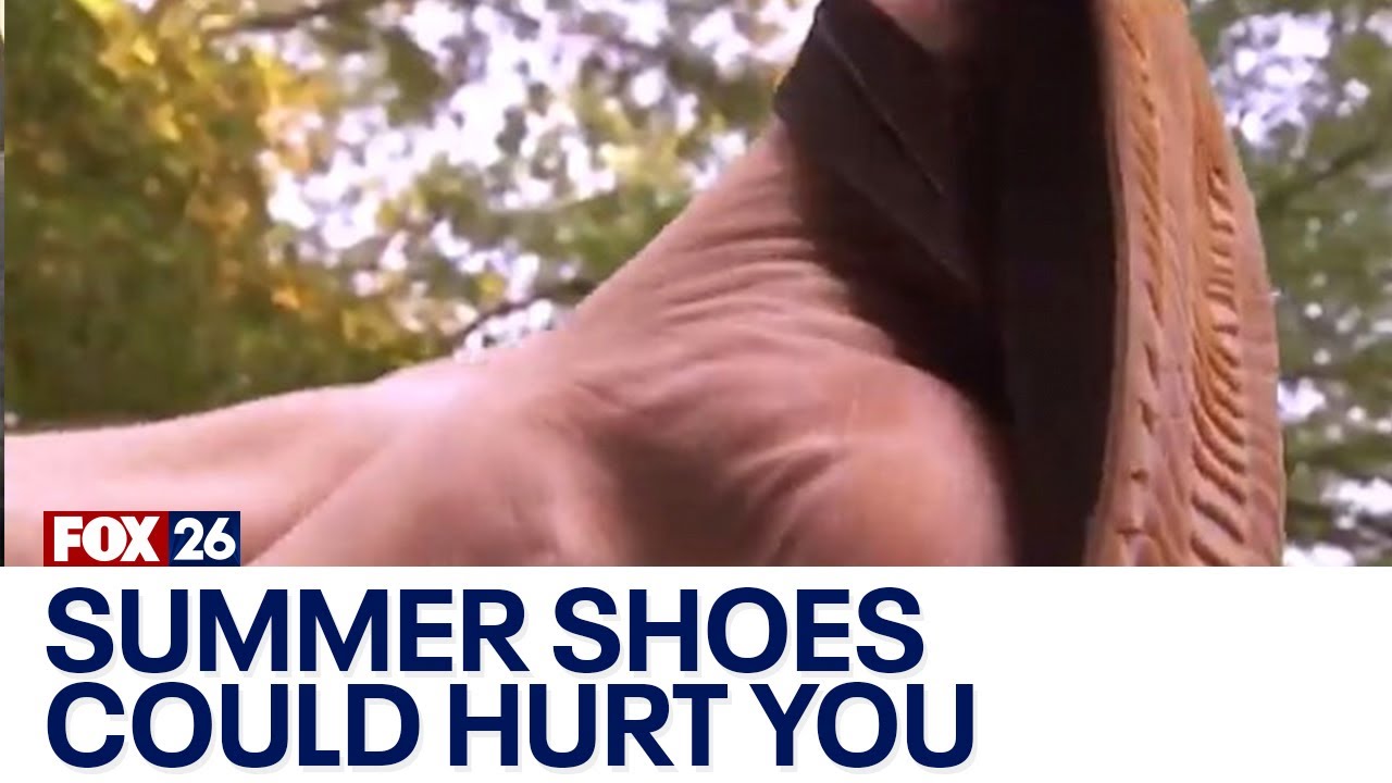 Summer shoes can cause body aches