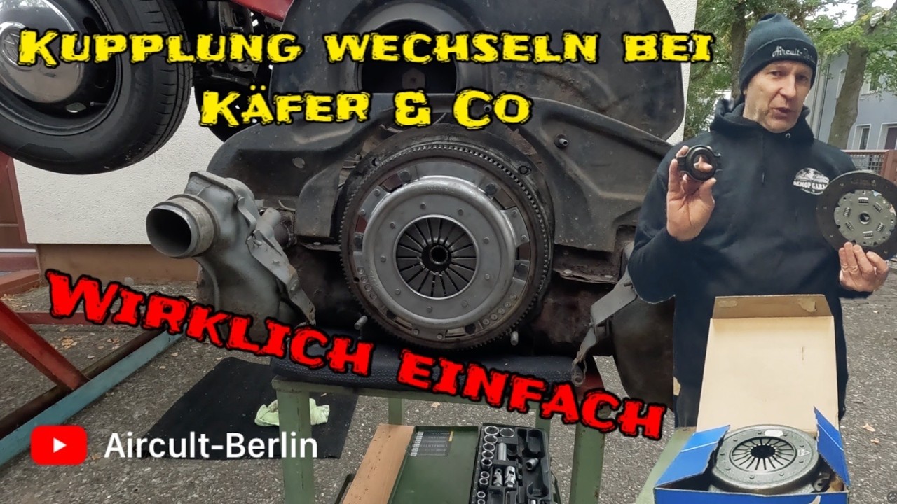 Kupplung wechseln bei Käfer & Co - Bulli Karmann T1 181 - Motor ausbauen - so einfach #kupplung