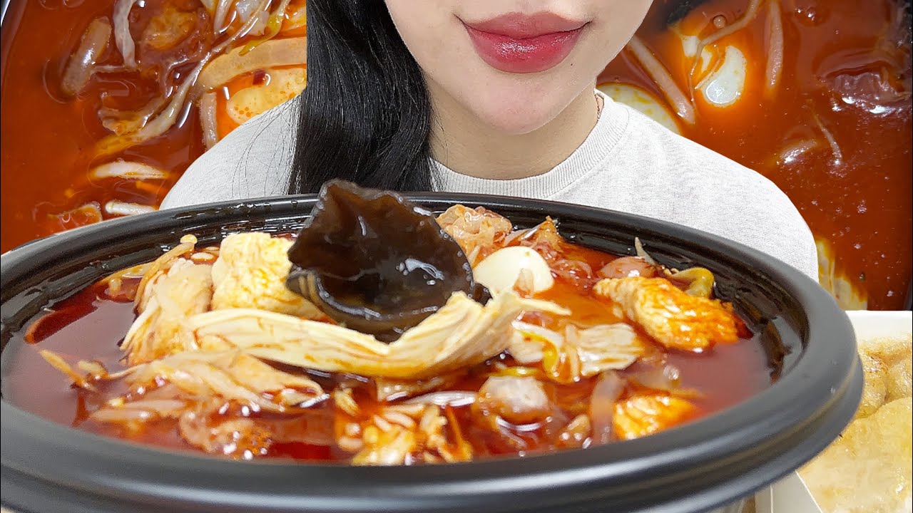 설날에 마라탕 먹기🔥 무자막 버전🤭