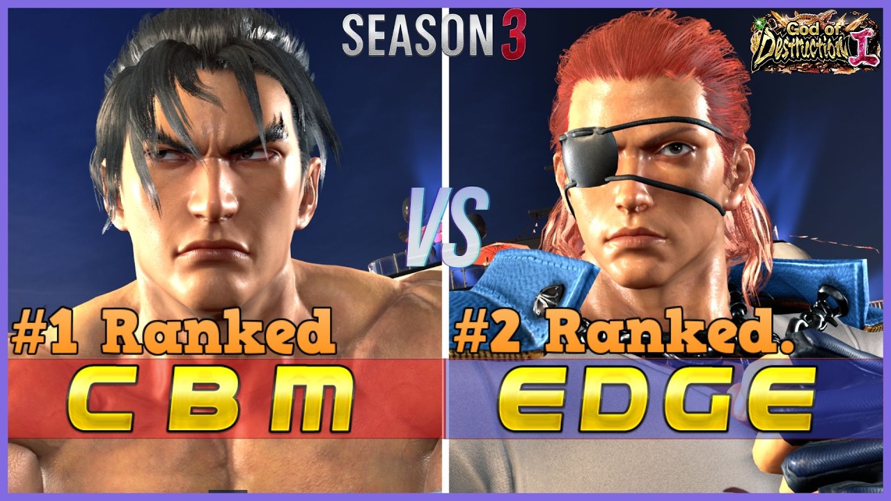 T8 S3 ▰ CBM (#2 Ranked Jin) vs EDGE (#1 Ranked Hwoarang) ▰ Tekken 8 High Level Gameplay