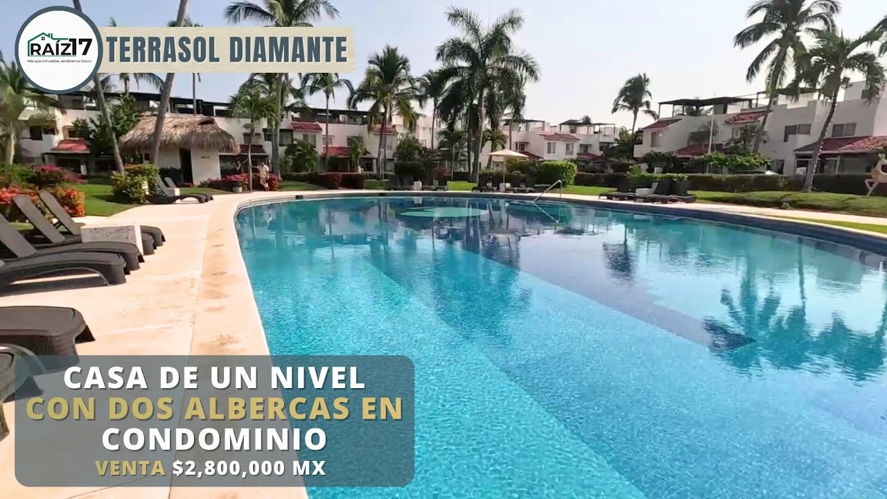 CASA en VENTA con dos albercas gigantes | en TERRASOL DIAMANTE